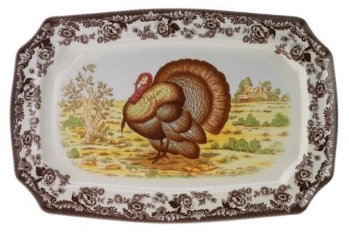 Spode Woodland Turkey Collection Large Rectangular Platter $139.99